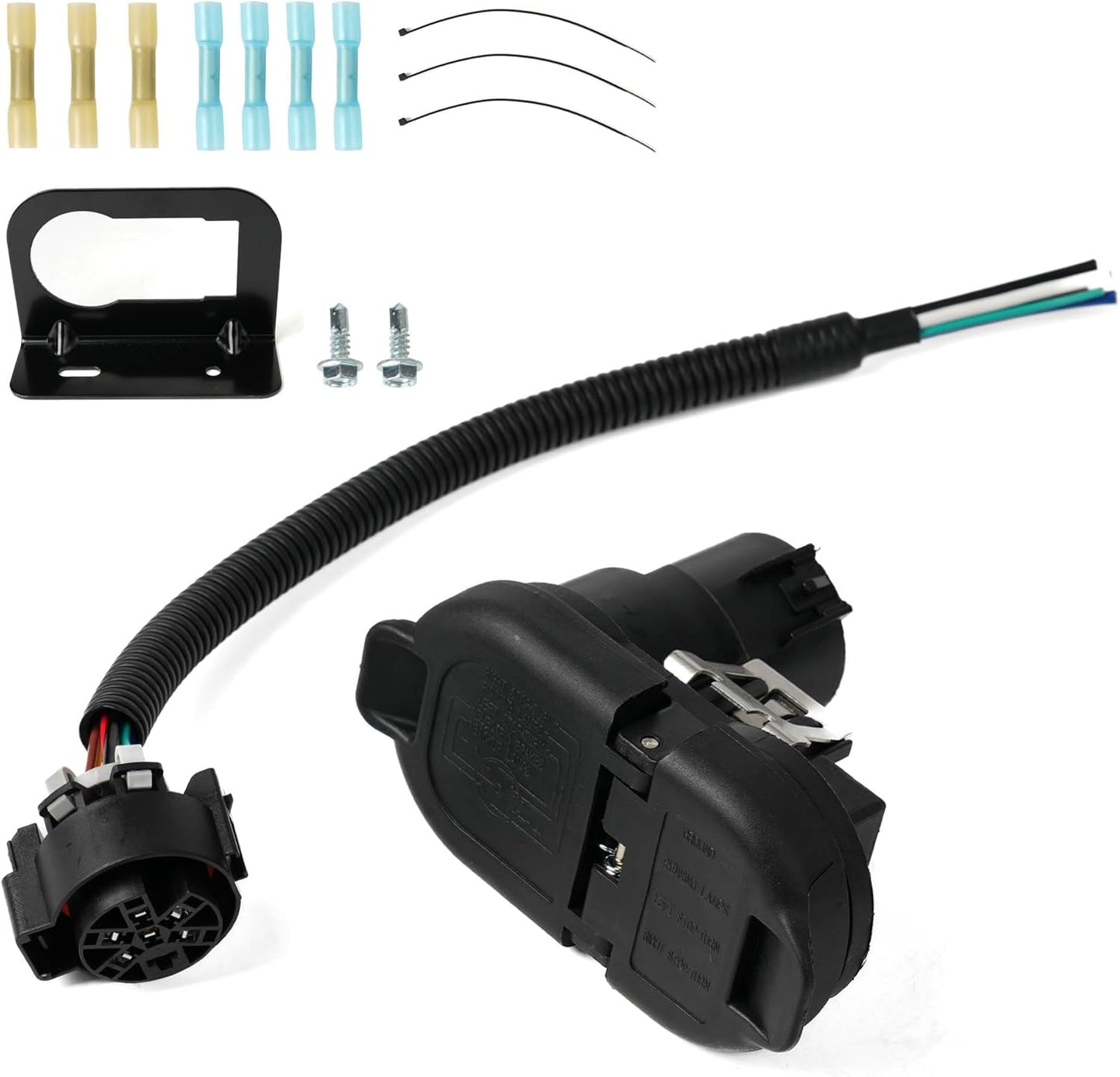 7-Pin USCAR Multi-Tow Trailer Wiring Harness Kit - Installation Ready