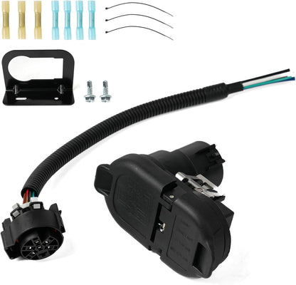 7-Pin USCAR Multi-Tow Trailer Wiring Harness Kit - Installation Ready