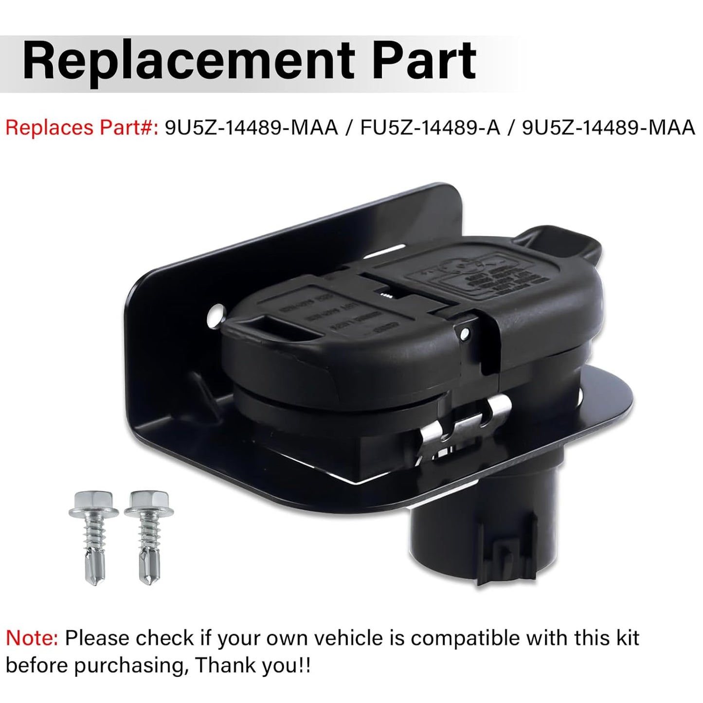 7/4 Pin Trailer Brake Harness for 2009-2023 Ford F-Series - Replaces 9U5Z-14489-MAA