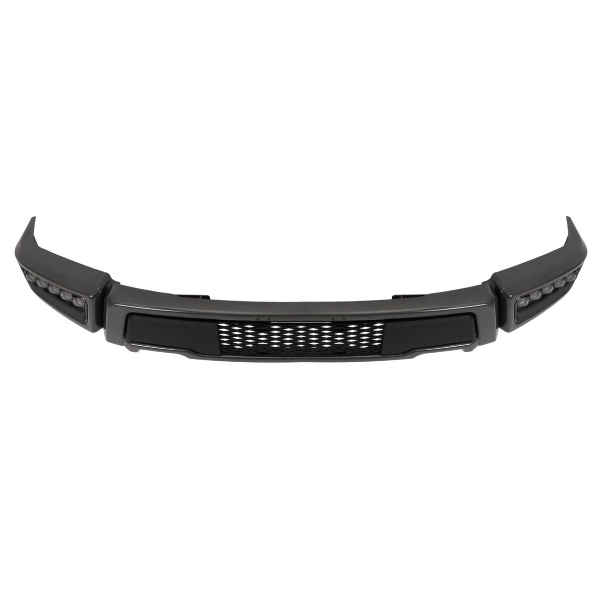 F150 Front Bumper with LED Fog Lights, Crew/Extended Cab