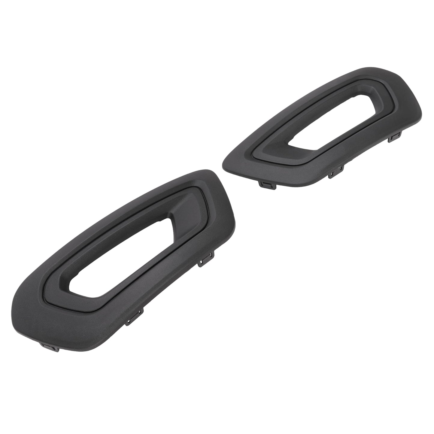 Ford Transit Fog Light Bezels, Left & Right Black PP Plastic Replacement