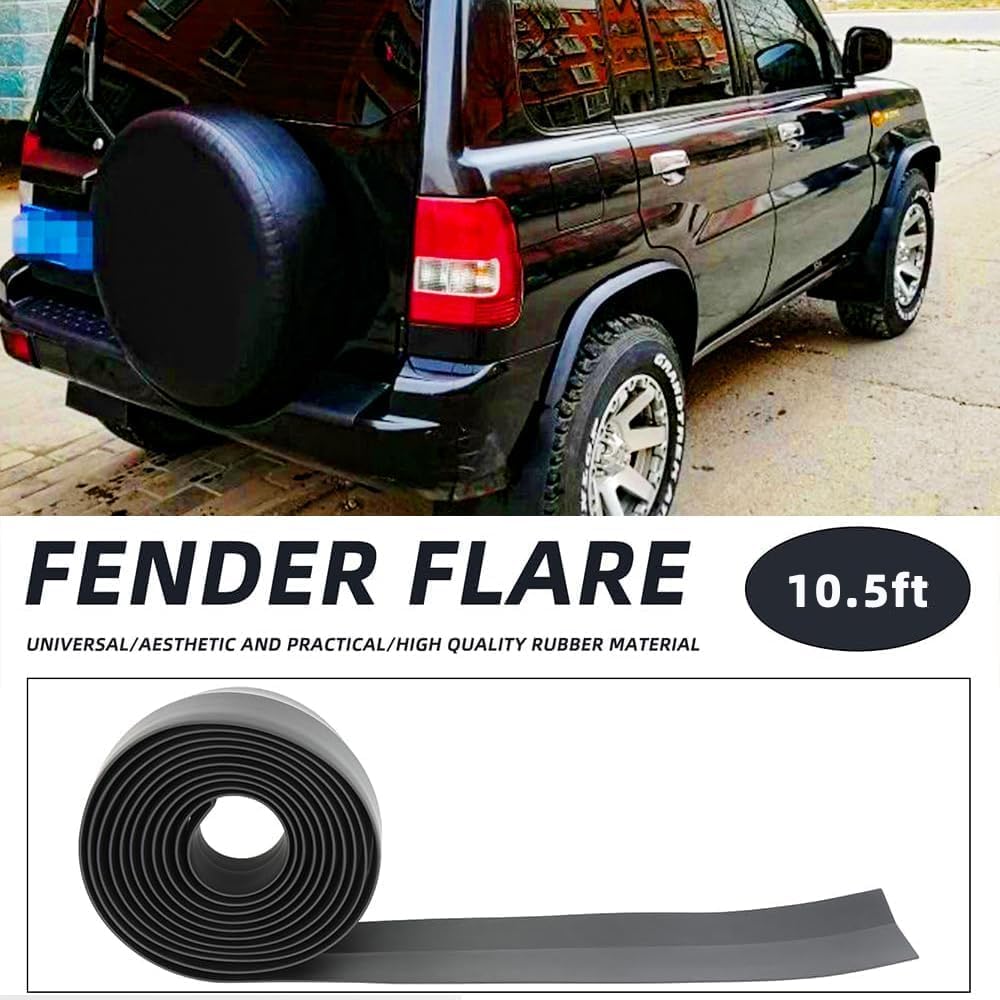 Flexible Rubber Fender Flares for Vehicles