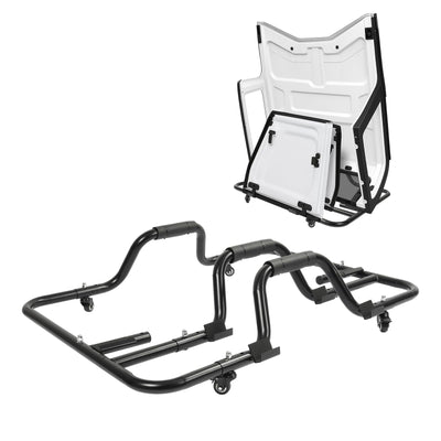 Jeep Wrangler Hardtop Storage Cart with Sliding Brake Casters