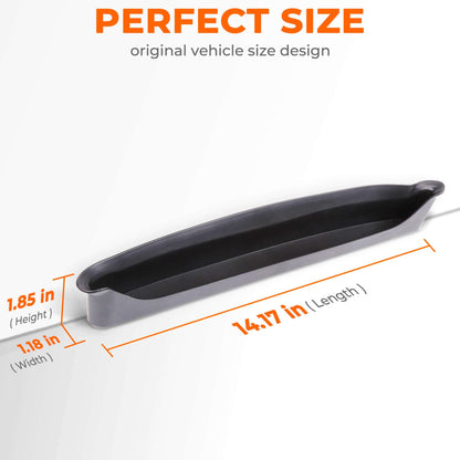 Grab Handle Storage Tray for 2018-2023 Jeep Wrangler JL & Gladiator JT (Black)