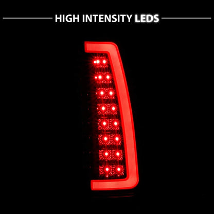 C-Type LED Tube Tail Lights Set For 1988-1999 Chevy GMC - OHMU