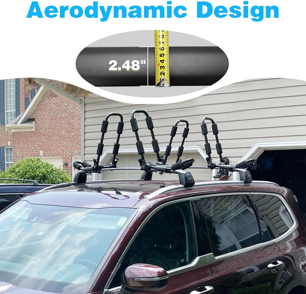 330lbs Lockable Roof Rack Cross Bars Fit for Chevrolet Tahoe,Suburban,GMC Yukon & Yukon XL, Cadillac Escalade ESV 2021 2022 2023 2024 2025 - OHMU