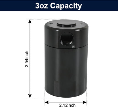 Oil Catch Can for 2014-2018 Chevy/GMC 1500 & 2015-2020 Full-Size SUVs - Air/Oil Separator