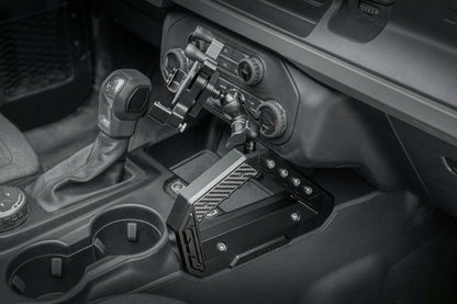 Aluminum Center Console Grab Handle with Phone Holder for Ford Bronco 2021+(Not fit for Ford Bronco Sport)