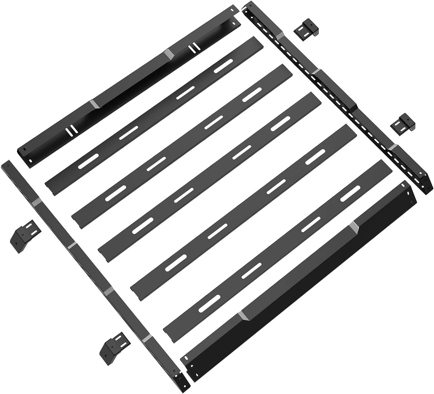 Roof Rack Cargo Basket Crossbar for 2018-2024 Jeep Wrangler JL & Gladiator JT - OHMU