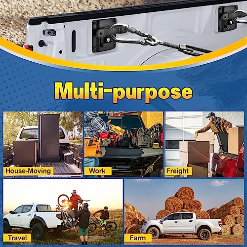 BoxLink Compatible Truck Bed Tie-Down Anchors for 2015-2021 Ford F-150 F-250 F-350 and 2015-2022 F-150 Raptor