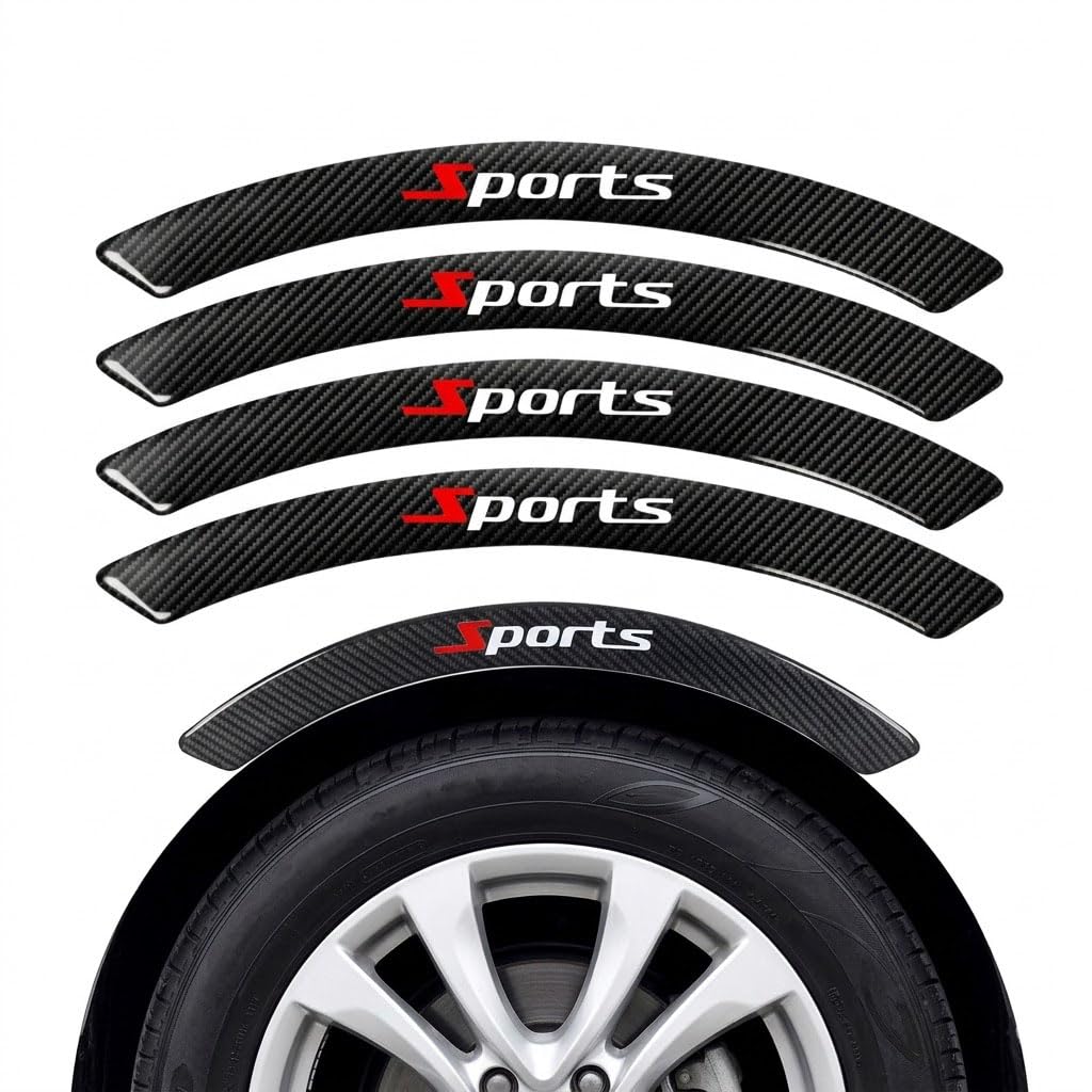 Jeep Wrangler JL Carbon Fiber Fender Flares 4-Pc Set