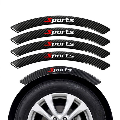 Jeep Wrangler JL Carbon Fiber Fender Flares 4-Pc Set
