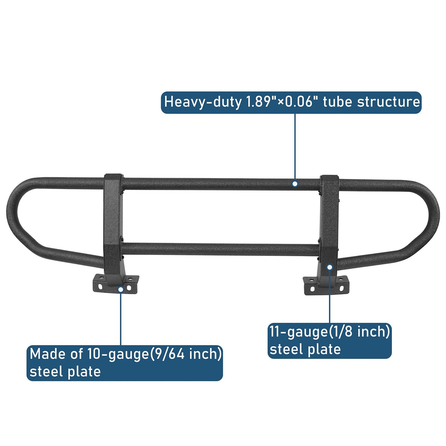 Bronco Full Bull Bar Front Bumper Grille Guard