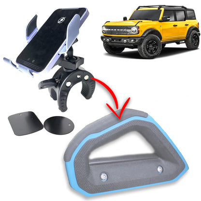 Qi Fast Wireless Charger Phone Mount for Ford Bronco Console