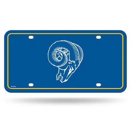 Rico Industries NFL Football Modern Retro Metal Auto Tag 6" x 12" - Great for Truck/Car/SUV