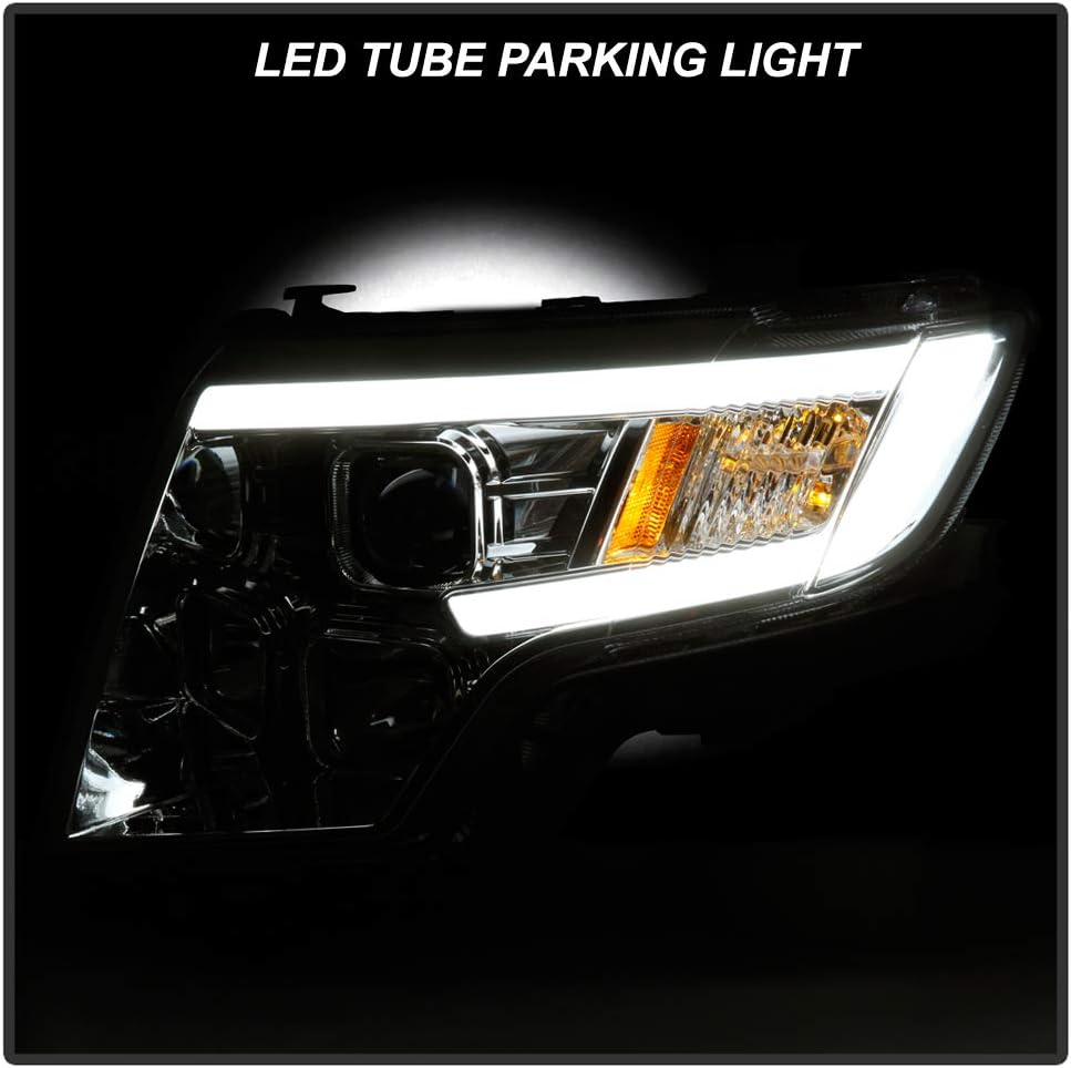 For 2007-2010 Ford Edge LED Tube Style Housing Projector Headlights - OHMU