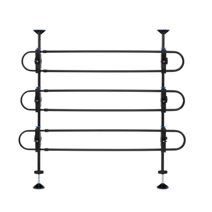 Metal Pet Divider Barrier for Cars/Minivans/SUVs - Happy Ride, Durable Vehicle Gate