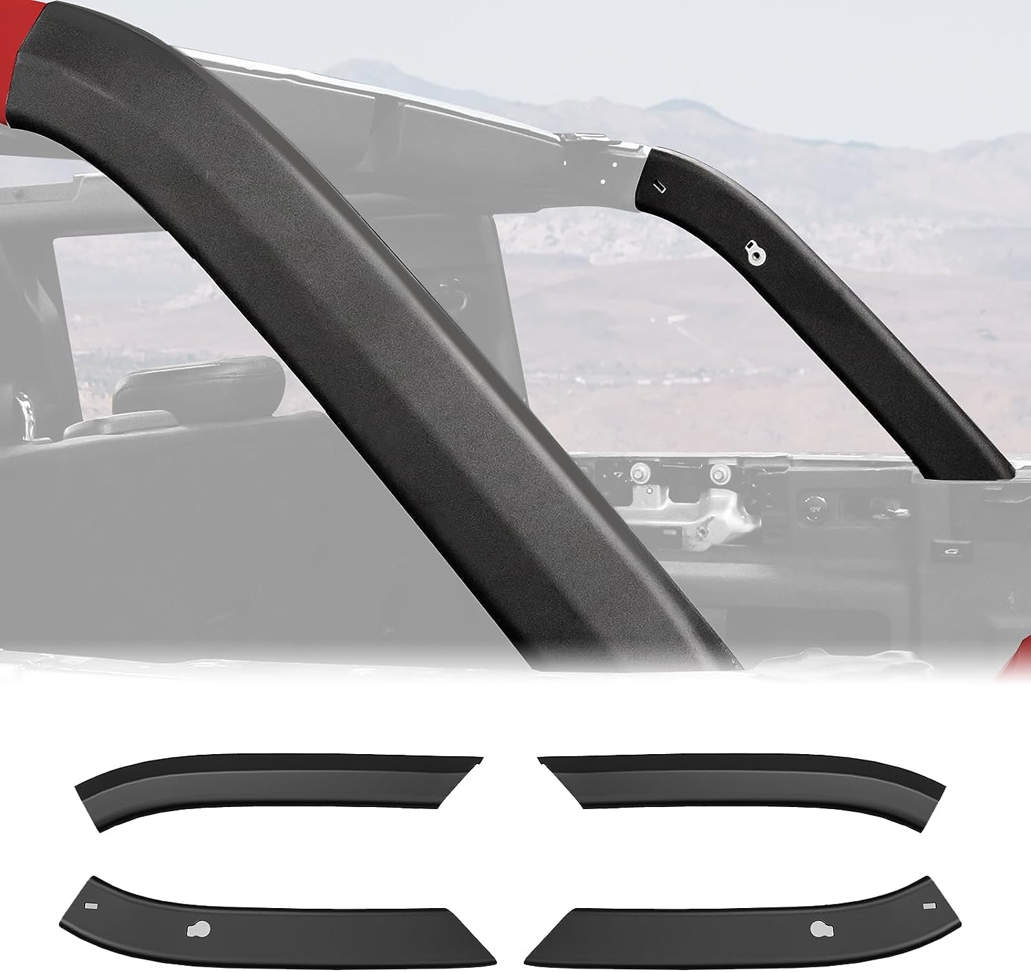 Upgraded Roll Bar Cover for Ford Bronco 4 Door Accessories 2021 2022 2023 2024 - OHMU