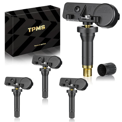 4-PCS Pre-Programmed TPMS Sensors (433MHz) for 2010-2013 Ram 1500/2500/3500 - Replaces 56029398AB/AA