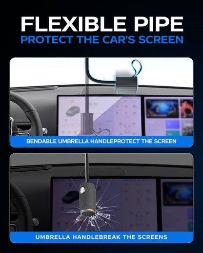 Thickened Windshield Sun Shade with UV Blocking & Emergency Breaker