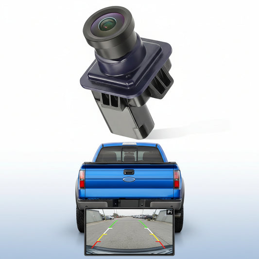 F150 Backup Camera Rear View Parking Assist Camera Compatible with Ford F150 2010-2014 Mustang 2015-2020 Lincoln MKC 2015-2019 Replace EL3T-19G490-AA EL3Z-19G490-D BL3Z-19G490-B
