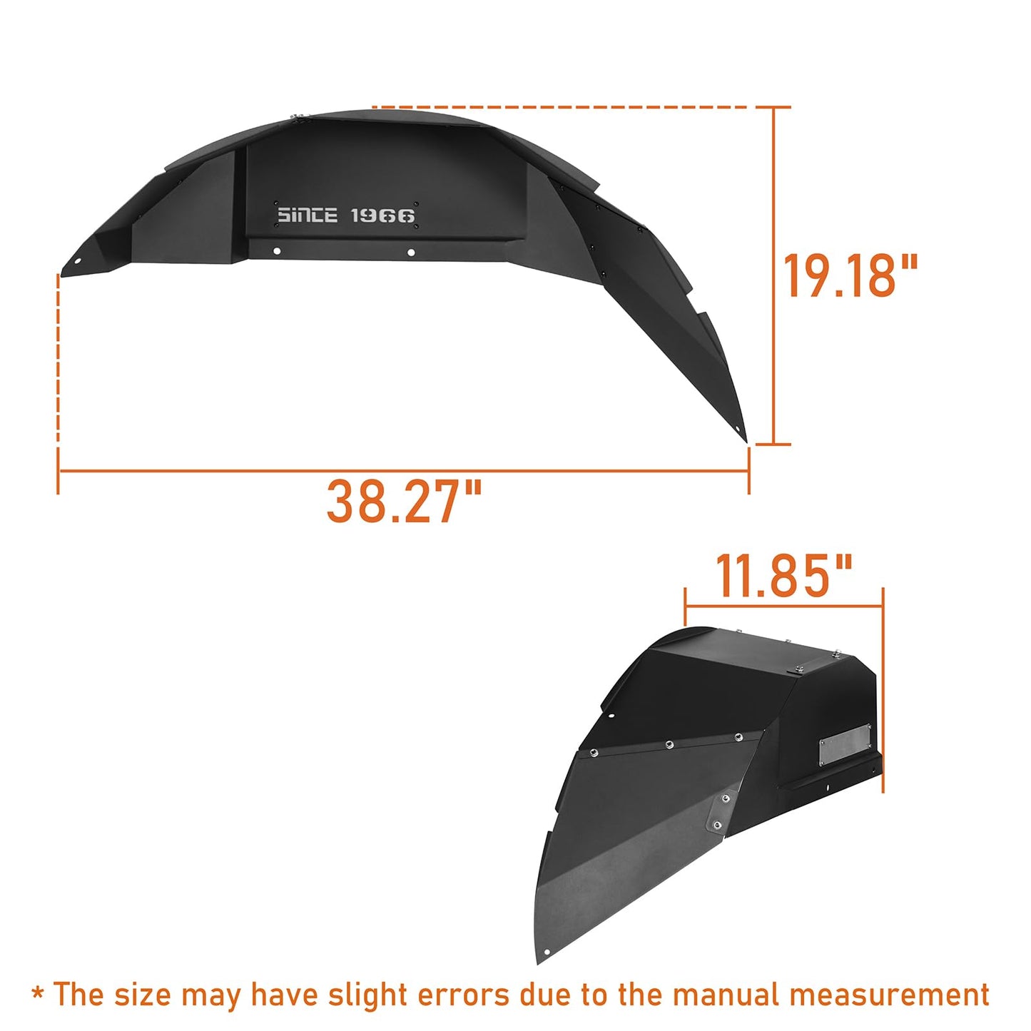 Bronco Inner Fender Liners Mud Guard Kit 2/4 Doors