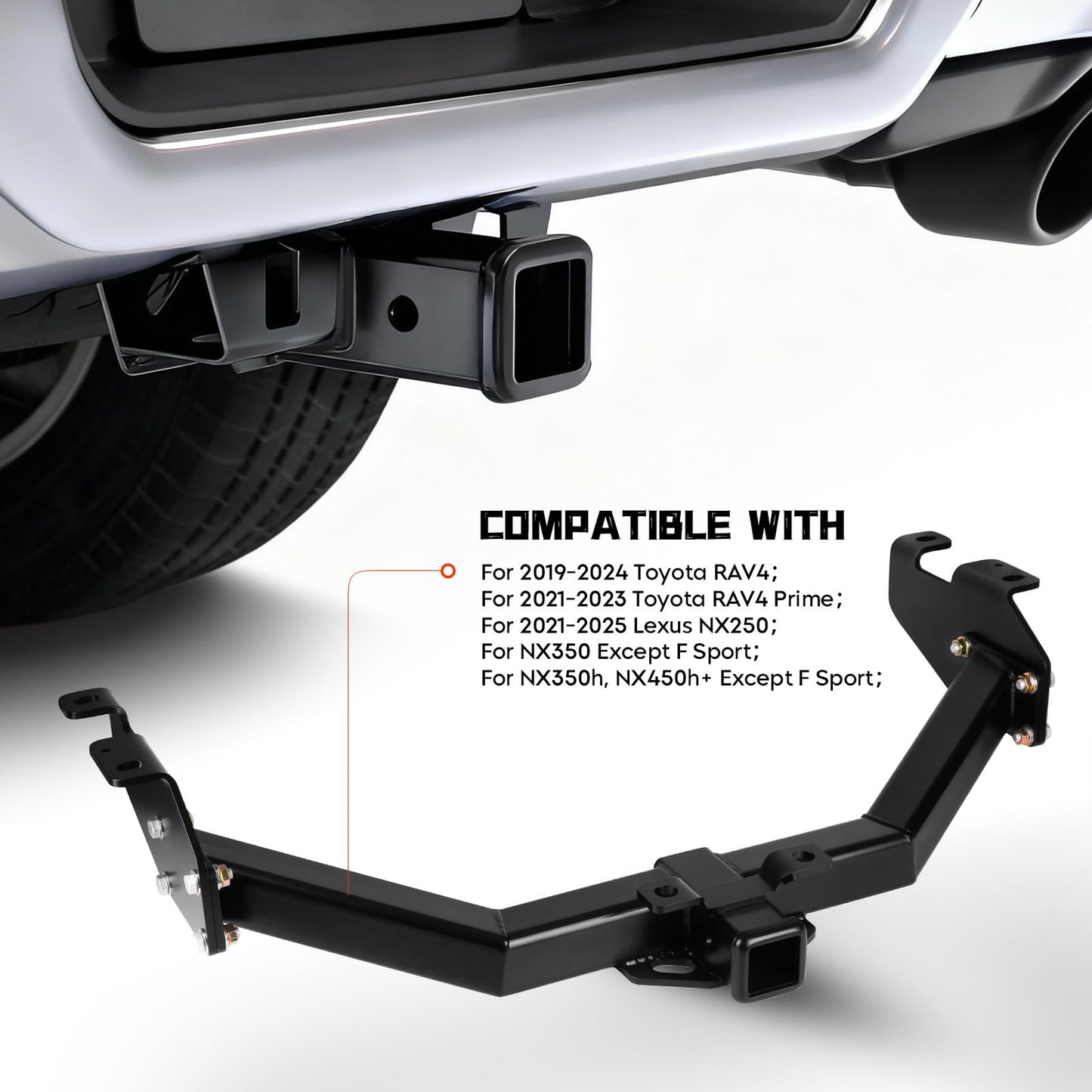 2" Receiver Hitch for Silverado/Sierra, Class 4 Towing Kit