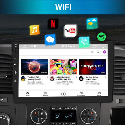 2+64GB Car Radio Stereo for Chevy Chevrolet Silverado Tahoe Equinox GMC Sierra Yukon with Apple CarPlay Android Auto