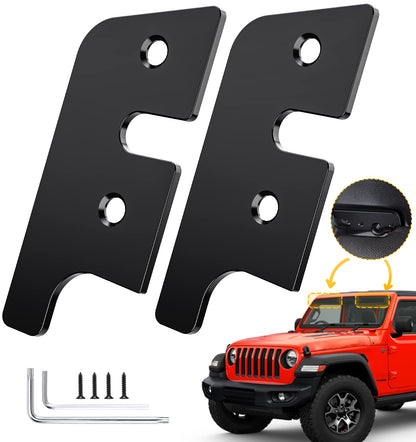 USA Flag Sun Visor Clips for Jeep Wrangler & Gladiator - Fix Loose Visors