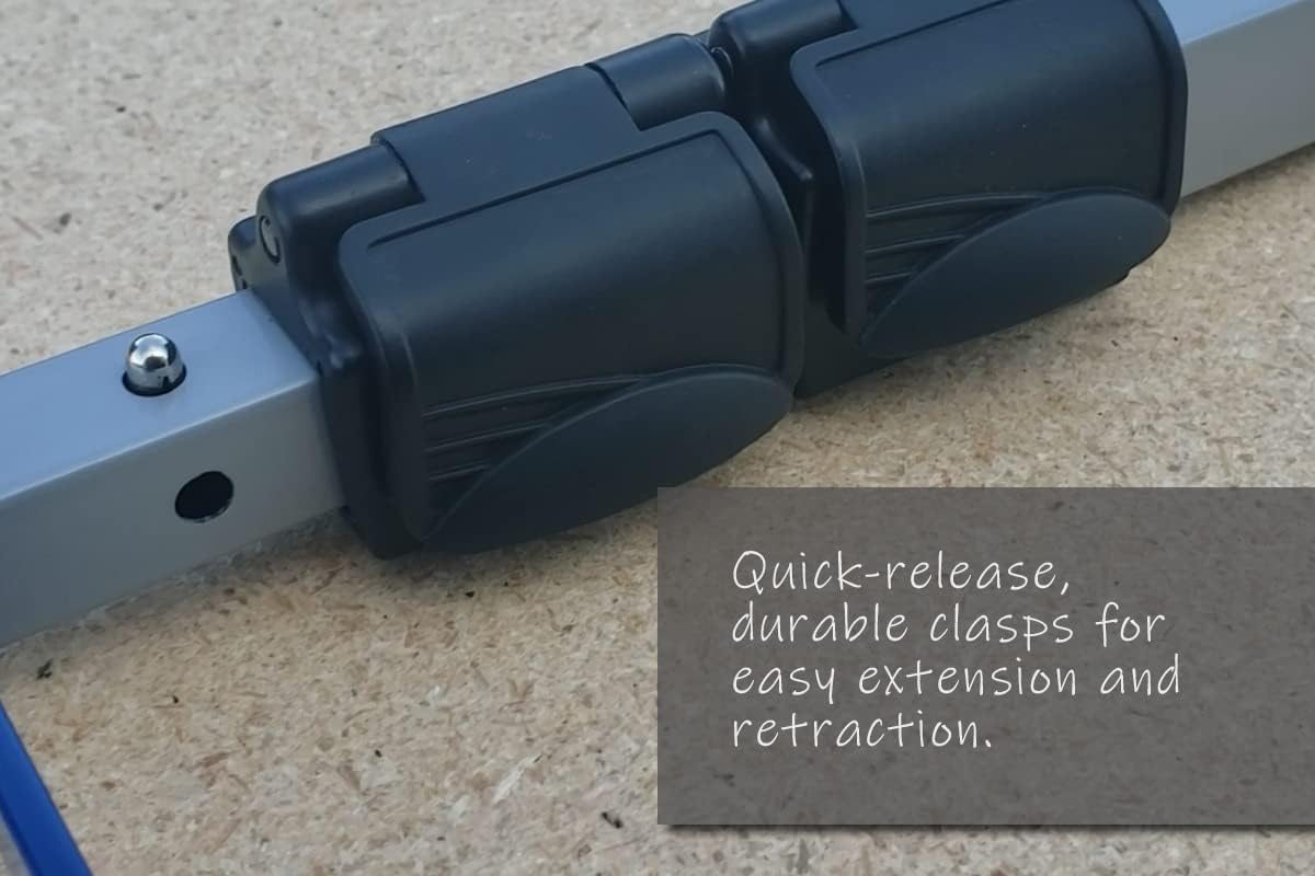 5' Telescoping Magnetic Cargo Retrieval Hook - Extendable Tool for Truck Bed Access