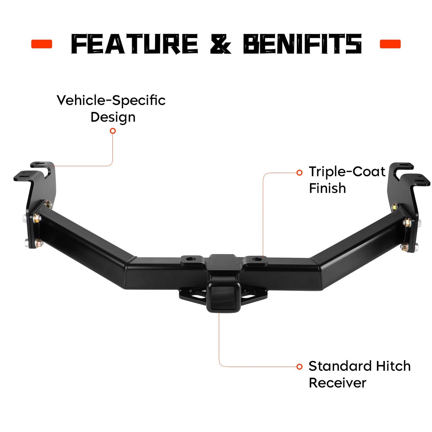 2" Receiver Hitch for Silverado/Sierra, Class 4 Towing Kit