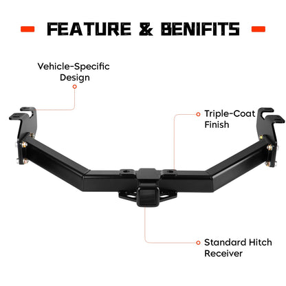2" Receiver Hitch for Silverado/Sierra, Class 4 Towing Kit