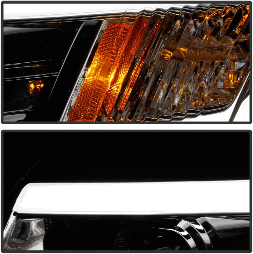 For 2007-2010 Ford Edge LED Tube Style Housing Projector Headlights - OHMU