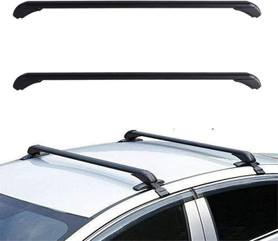 43.3" Universal Roof Rack Cross Bars (2-PCS) - Aluminum Adjustable for Cars/SUVs