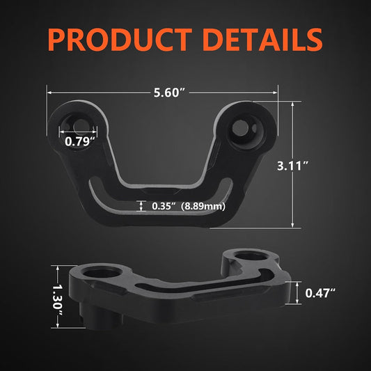 A-Pillar LED Light Mounts for 2018-2023 Jeep Wrangler JL & Gladiator JT (Black)