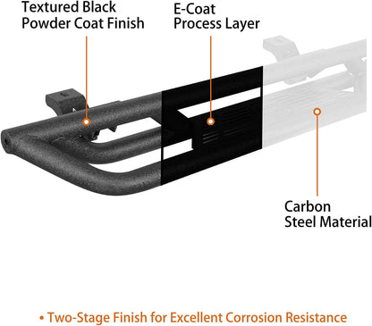 Gladiator Running Board Side Step Slider Nerf Bars for Jeep Gladiator JT Pickup Truck 2020-2026