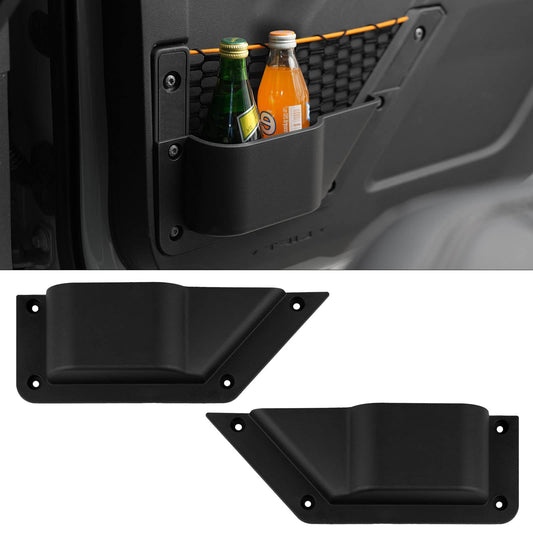 Molle Door Storage Pockets with Cup Holder for 2021-2025 Ford Bronco 2/4-Door (2-PCS)