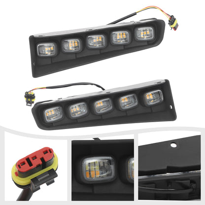 Bronco LED Fog Lights, Dual Color, Waterproof, Plug & Play