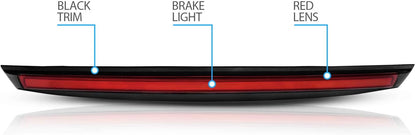 AmeriLite Red Neon LED 3rd Brake Lamp Center High Mount Stop Light For Chevy Tahoe Suburban/GMC Yukon XL/Cadillac Escalade SUV - Passenger and Driver Side, Vehicle Light Assembly, Red