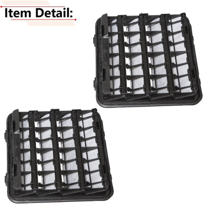 2-PCS Cab Air Pressure Vents for Dodge Ram 1500/2500/3500/4500 - Replaces 68323649AB