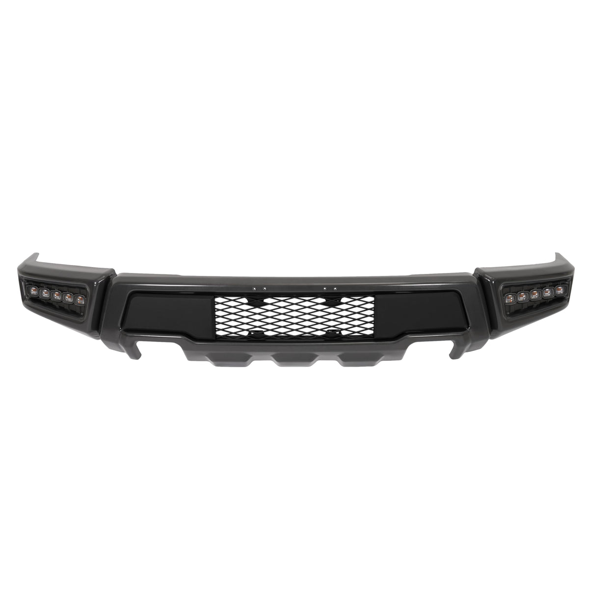 F150 Front Bumper with LED Fog Lights, Crew/Extended Cab