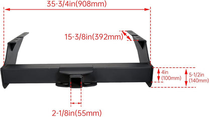 Class 5 2" Trailer Hitch for 1999-2016 Ford F-250/F-350 & 2008-2015 F-450 - 17,000 lb, Replaces 15410