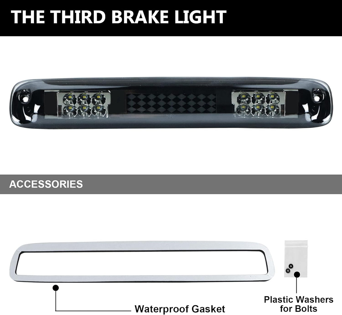 LED Third Brake Light for 1999-2007 Chevy/GMC 1500/2500/3500 Classic - Cargo Lamp