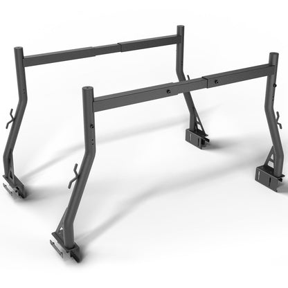 Extendable Non-Drill Truck Rack - 900 lb Capacity for 53"-68" Beds (Kayak/Lumber/Ladder)