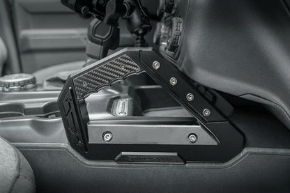 Aluminum Center Console Grab Handle with Phone Holder for Ford Bronco 2021+(Not fit for Ford Bronco Sport)