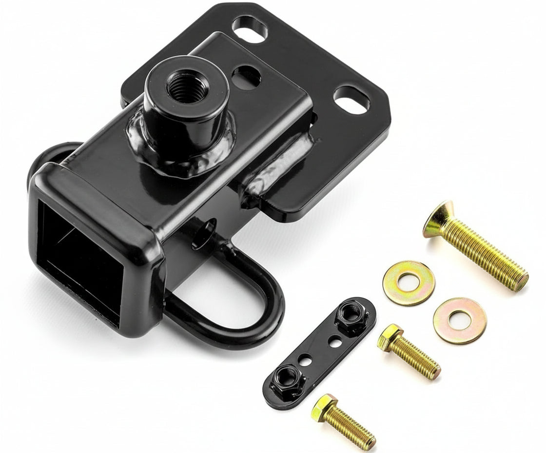 WeiSen 2" Rear Trailer Hitch Receiver Class 3 Towing Hitch Compatible with Dodge Ram 1500 1500 5th Gen (DT) with Factory Class 3 Towing Bumper, Black