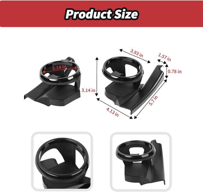 Door Cup Holder (2-PCS) for 2018-Present Jeep Wrangler JL & Gladiator JT - Fits 30 oz Bottles