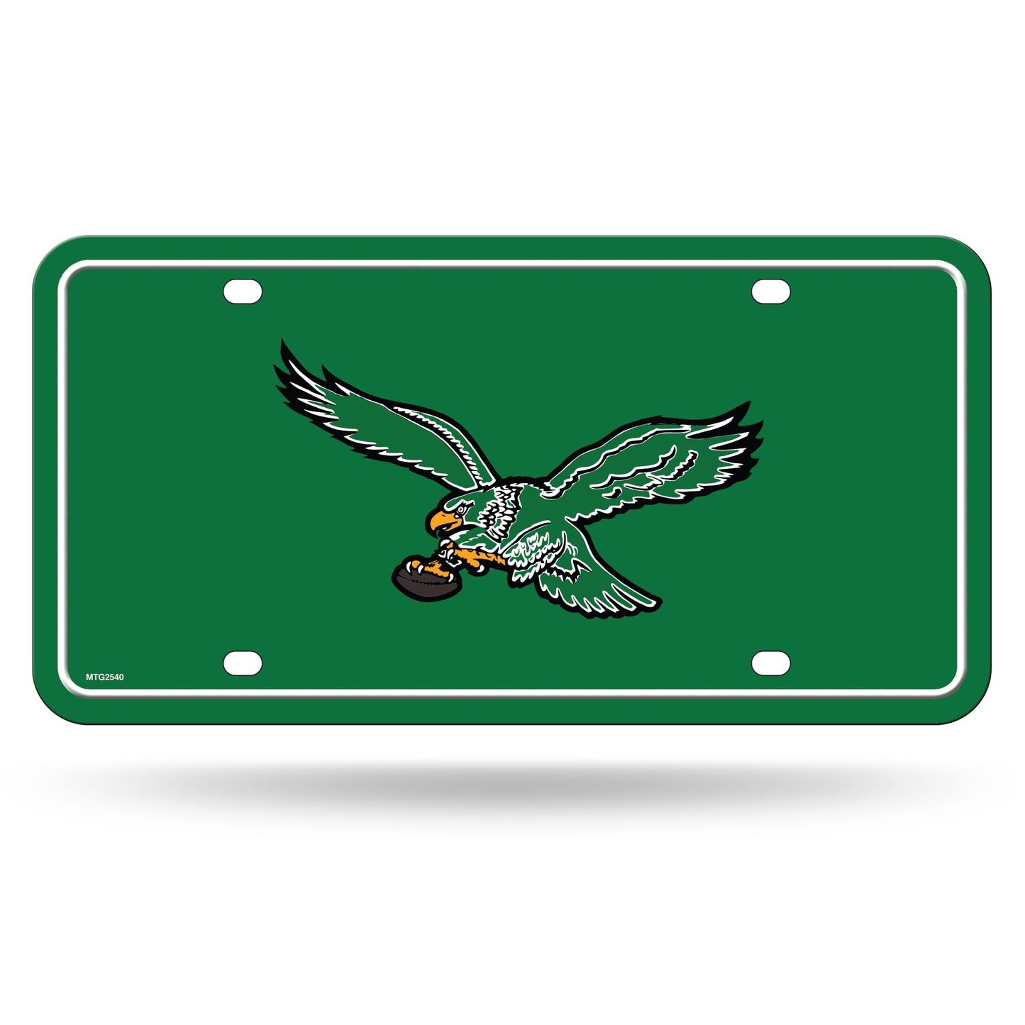 Rico Industries NFL Football Modern Retro Metal Auto Tag 6" x 12" - Great for Truck/Car/SUV