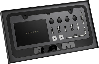 Black License Plate Frame