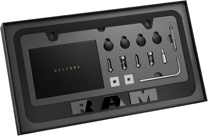 Black License Plate Frame